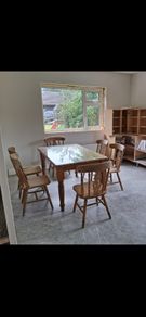 Pine table and chairs