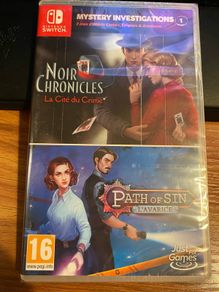 Mystery Investigations Noir Chronicles and Path Of Sin Nintendo Switch