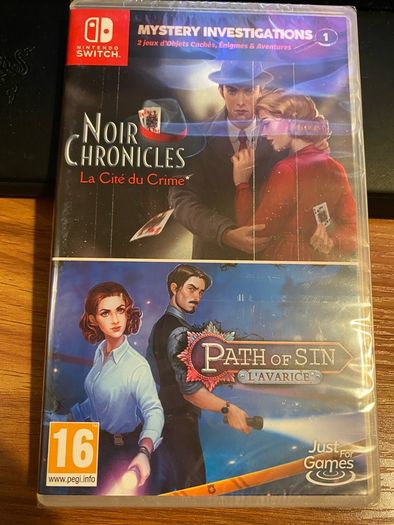 Mystery Investigations Noir Chronicles and Path Of Sin Nintendo Switch