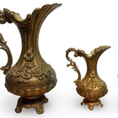 1950s vintage Italian pitcher vases set of three