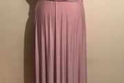 Multi-way long pink dress