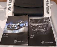 Complete Mercedes-Benz A-Class Owner Manual Pack + Leather Wallet & Genuine A180 / AMG Emblems