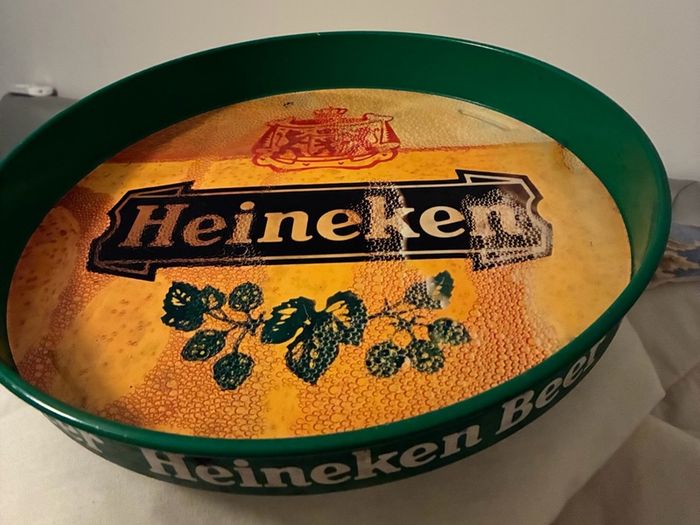 Vintage Heineken Metal Tray