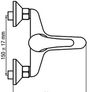 Piccolo Single Lever Mixertap For Bath Chrome Image 3