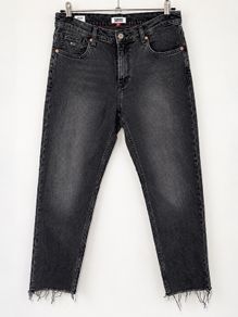 Tommy Hilfiger Jeans Izzy W30/L30 High Rise Slim Ankle Jeans in a versatile charcoal grey wash