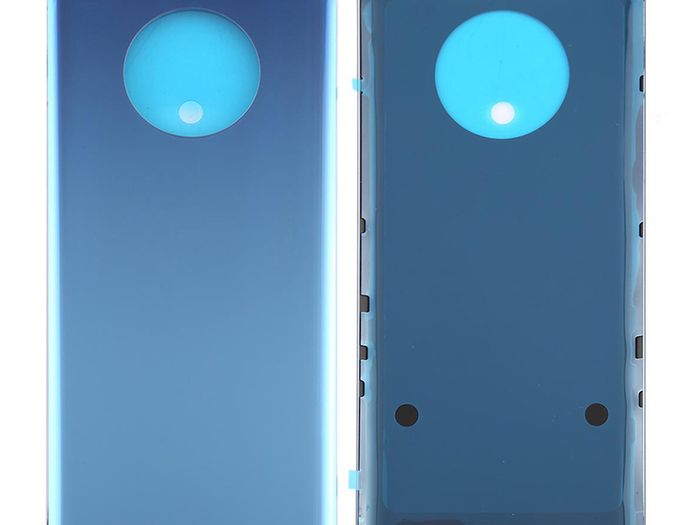 For OnePlus 7T 1+7T Back Battery Cover Rear Glass Replacement Panel Blue New - FHT09OPBC