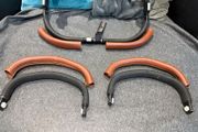 bugaboo donkey tan leather covers in swords