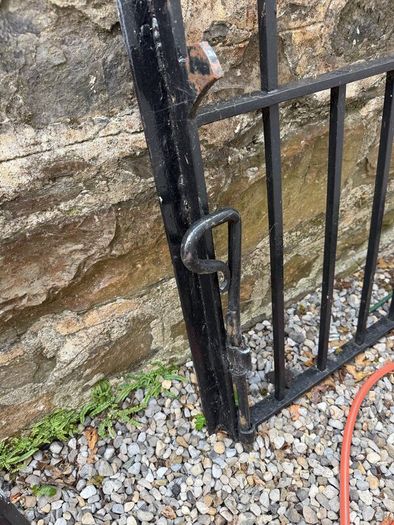 Wrought iron entrance gates made by Kennan & Son