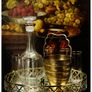 Retro Bohemian Crystal Decanter & Glasses Set Image 2