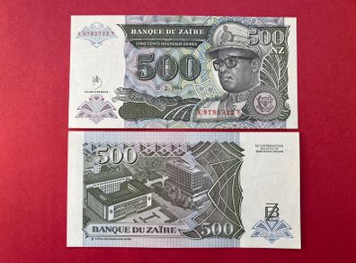 Zaire  500  Zaires  1994  Pick 64a   ( Uncirculated )