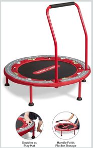 2 in 1 kid's trampoline