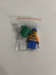 Lego City Construction Worker minifigure