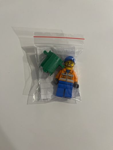 Lego City Construction Worker minifigure