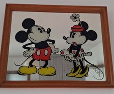 Antique Disney Mirror RARE