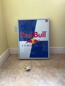 Redbull light up bar sign