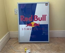 Redbull light up bar sign