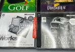 Microsoft Windows 95 CD ROM Bundle-Money, Works-98 Encarta-Cinemania 97-MS Golf