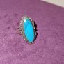 Vintage Sterling silver and turquoise ring Image 3