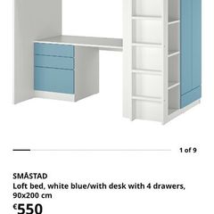 IKEA loft bed like new