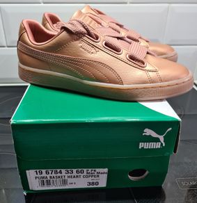 Puma Basket Heart Copper Trainers - Brand New!!! Never Worn!!!