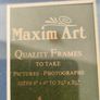 Faux blue marble rectangular resin frame with glass Victorian style for photo picture tabletop wall hanging antique style marbled gold gilt 5 x 4 inches to 31/4 x 21/4 inches. Image 2