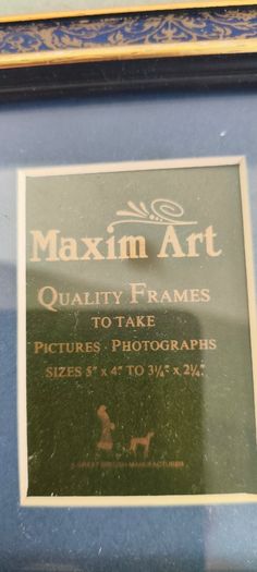 Faux blue marble rectangular resin frame with glass Victorian style for photo picture tabletop wall hanging antique style marbled gold gilt 5 x 4 inches to 31/4 x 21/4 inches.