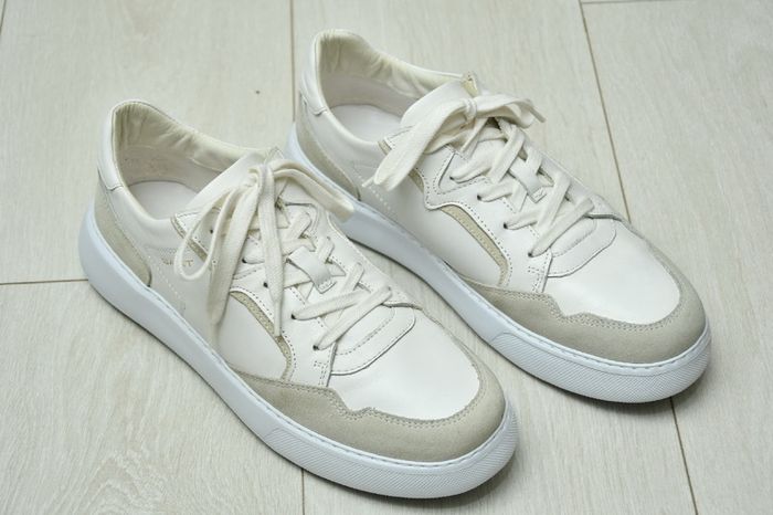 Gant Custly White Suede & Leather Sneakers, Size EU 40 (UK 6.5)
