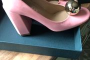 Mulberry pink patent shoes
