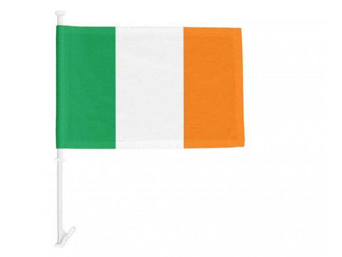 IRISH CAR FLAG pack set of two