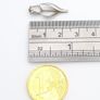 Vintage Rose Flower 925 Sterling Silver Pendant Image 9
