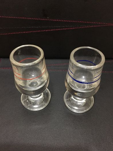 Vintage Small Glass Candle Holder