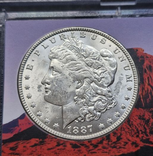 USA 1887 Silver Morgan 1 Dollar Coin