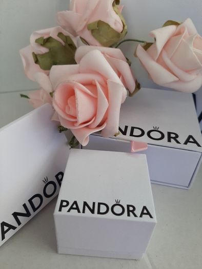 New genuine pandora leather bracelet and star wars charm