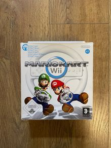 Mario Kart And Wheel Nintendo Wii Complete Boxed