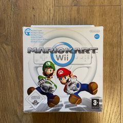 Mario Kart And Wheel Nintendo Wii Complete Boxed