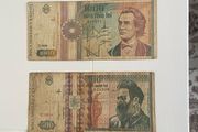 Romania banknotes used