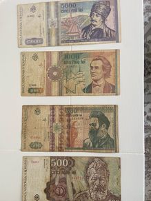 Romania banknotes used