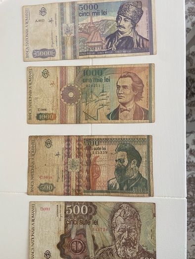 Romania banknotes used