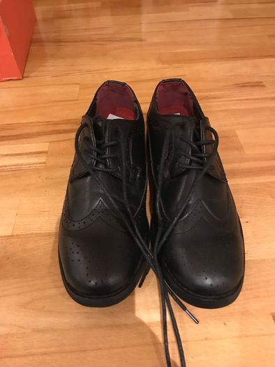 Leather Brogues - Size 4