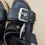 Zara Slip On Espadrille Black Sandals Image 10