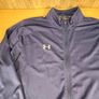 Under Armour Tracksuit Top Full Zip - Navy Blue - Mens XXL Image 4
