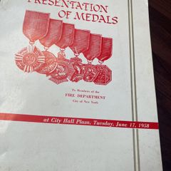 FDNY 1958 book rare