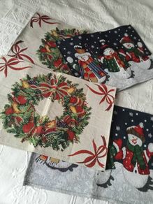 Christmas Table Tablemats x 4