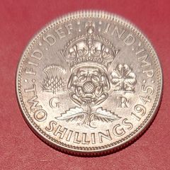 England 1945 George Vi Florin Uncirculated