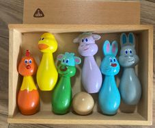 ELC Wooden Skittles toddler toy