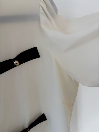 Moschino Long Sleeve Silk Blouse