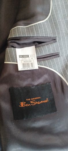 Grey pinstripe Ben Sherman suit
