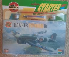 Vintage Airfix Model Starter Kit - Hawker Typhoon Aircraft lb