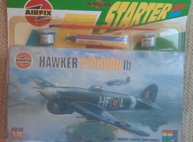Vintage Airfix Model Starter Kit - Hawker Typhoon Aircraft lb
