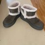 Fab Zara Khaki Green Ugg Style Faux Suede and Shearling Platform Ankle Boots  UK 5 EU 38 Image 8